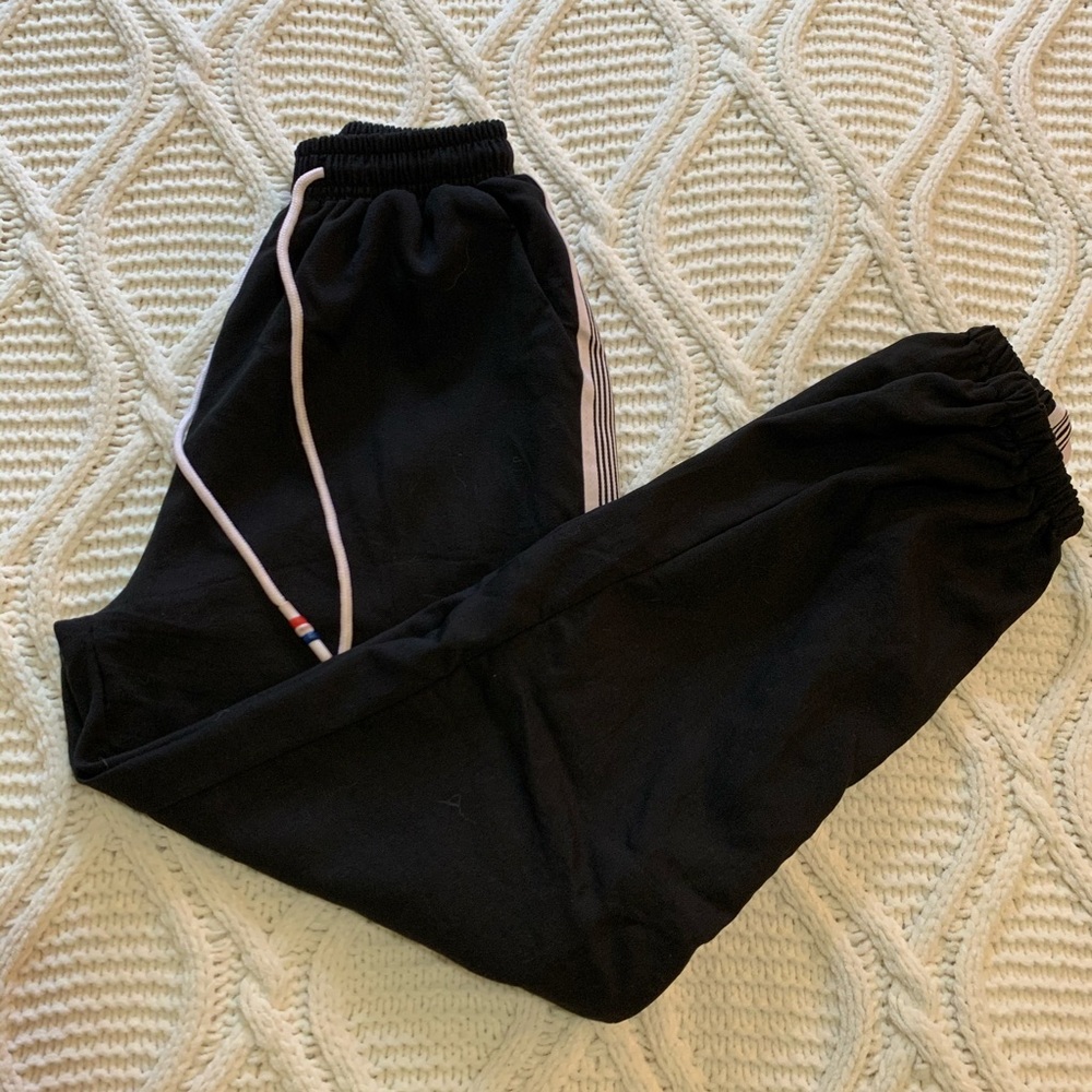 Side striped jogger pants
